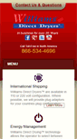 Mobile Screenshot of directdryers.com